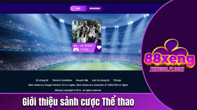Xeng88 - Cổng Game Giải Trí Đổi Thưởng Uy Tín | Chơi Là Thắng 23 Giới thiệu sảnh cược Thể thao