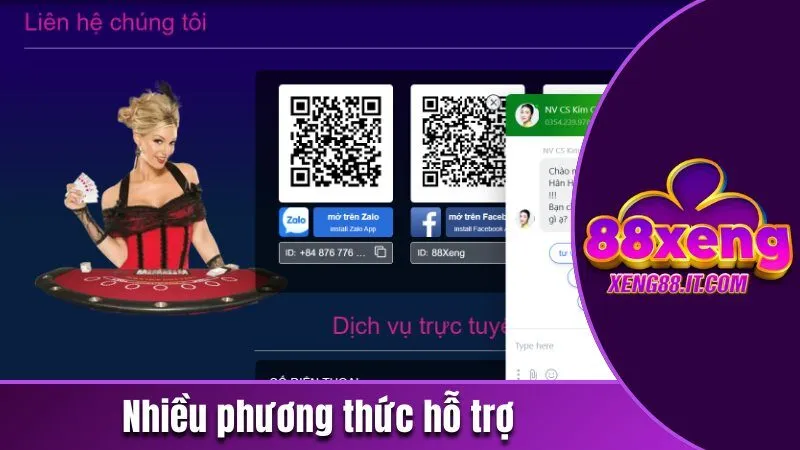 Xeng88 - Cổng Game Giải Trí Đổi Thưởng Uy Tín | Chơi Là Thắng 21 Nhiều phương thức hỗ trợ