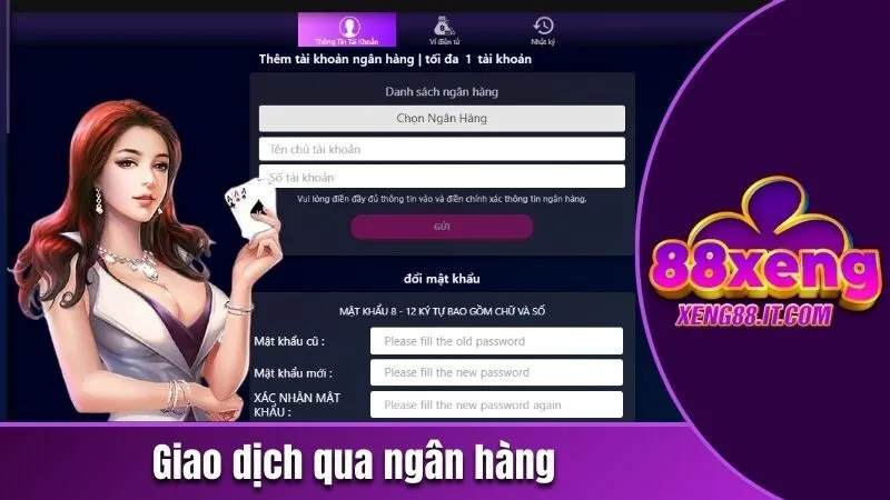 Hướng Dẫn Quy Trình Rút Tiền Xeng88 Tiết Kiệm Thời Gian 1 Thực hiện rút tiền Xeng88 qua ngân hàng